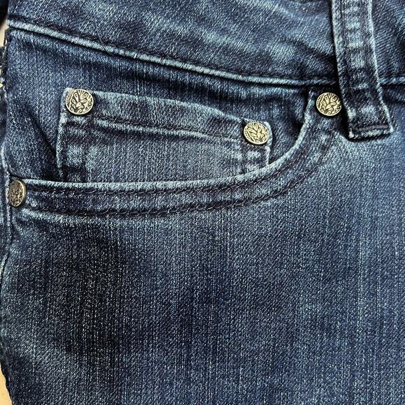 PRANA KARA LOW RISE CUTOFF MEDIUM WASH DENIM‎ SHORTS WOMEN'S SIZE 4/27 - Picture 9 of 12